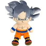 GREAT EASTERN ENTERTAINMENT CO DRAGON BALL SUPER- GOKU ULTRA INSTINCT SITTING PLUSH 14"H